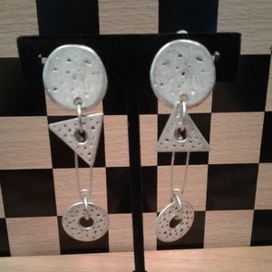 Funky Vintage Clip Earings